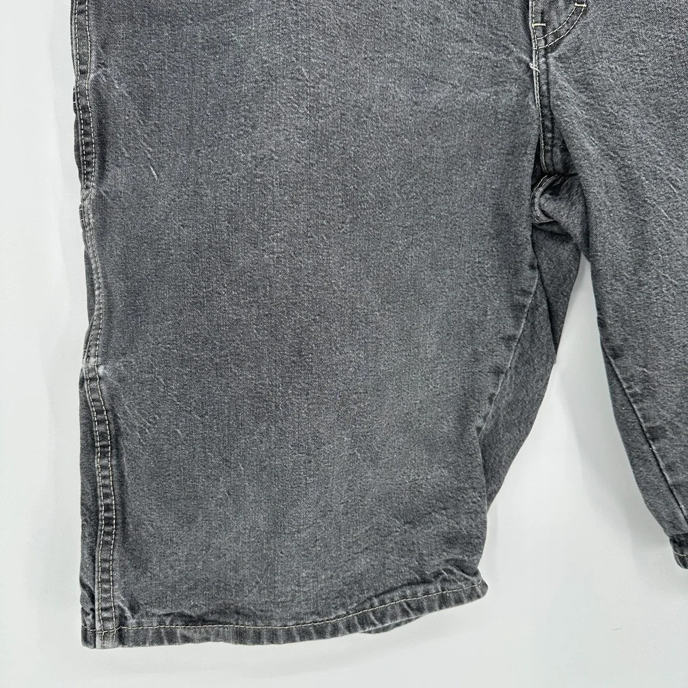 Dickies Men's Size 44 Dark Gray Denim Carpenter Work Shorts 100% Cotton Rugged#1